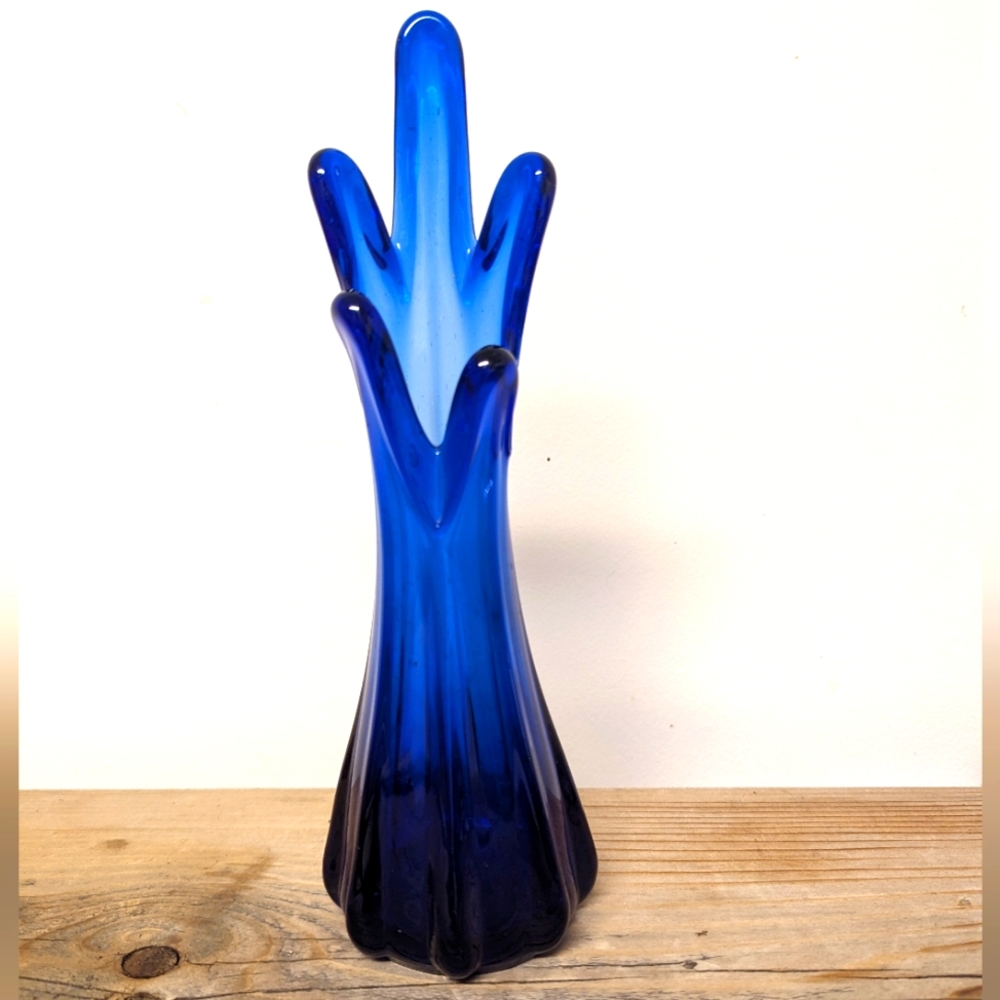 Vintage M.C.M Cobalt Swung Vase